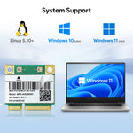 EDUP AX210HMW Mini PCI-E WiFi 6E Card