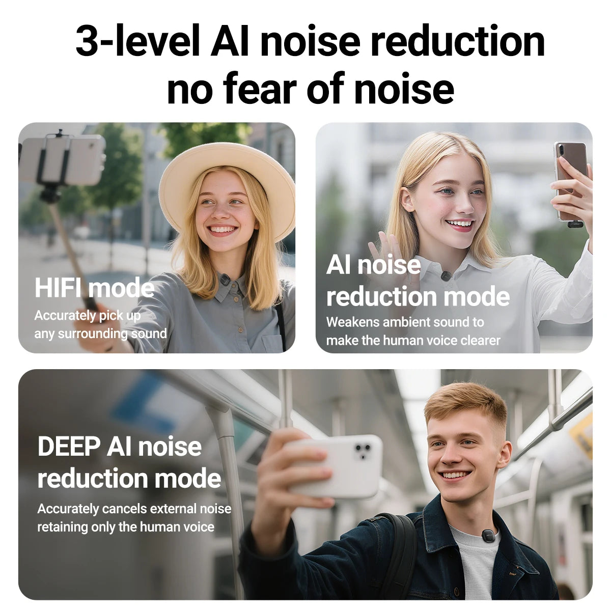 ACEFAST R1 Dual Wireless Lavalier Mic