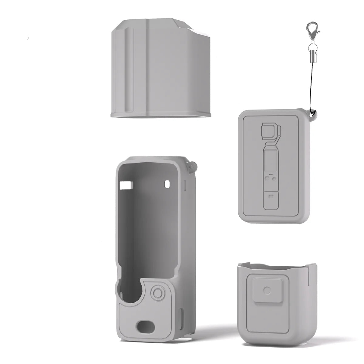 Soft Washable Protective Sleeve with Lens Cup for DJI Osmo Pocket 3