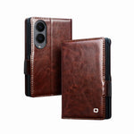 Textured Leather Folio Case with Multiple Card Slots for Samsung Galaxy Z Fold 8