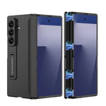 Samsung Galaxy Z Fold7 Shockproof Matte Case with Magnetic Hinge and Built-in Stand
