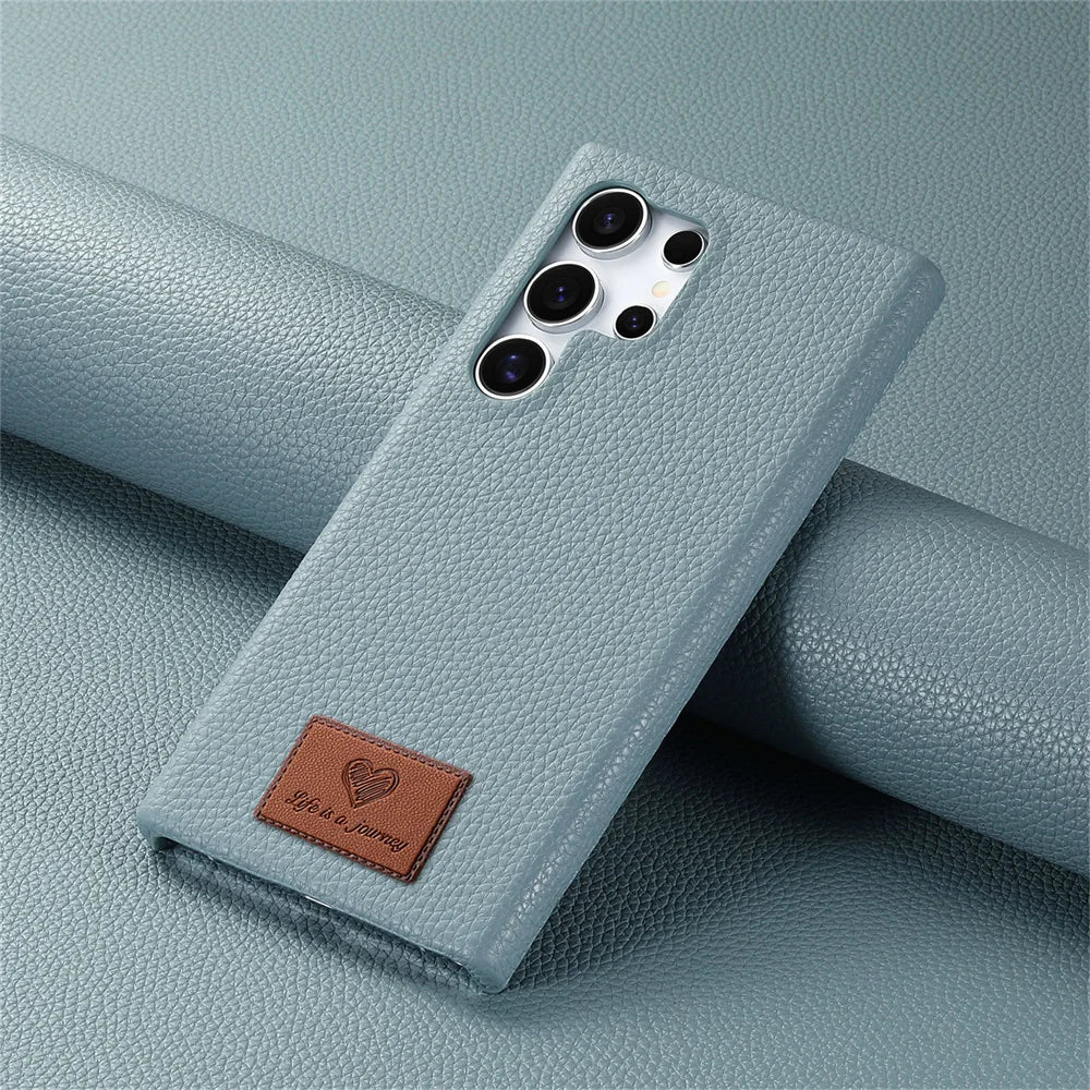 Premium Leather Protective Case for Samsung Galaxy S25 Series