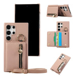 PU Leather Crossbody Wallet Case for Samsung Galaxy S24 Series