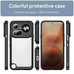 Transparent Colorful TPU Protective Cover for Nothing Phone 4a / 4a Pro