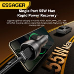 Essager 73W USB-C PD3.0 Car Charger with Digital Display