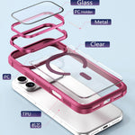 Premium MagSafe Case with Glass Camera Lens Protection for iPhone 17 Series