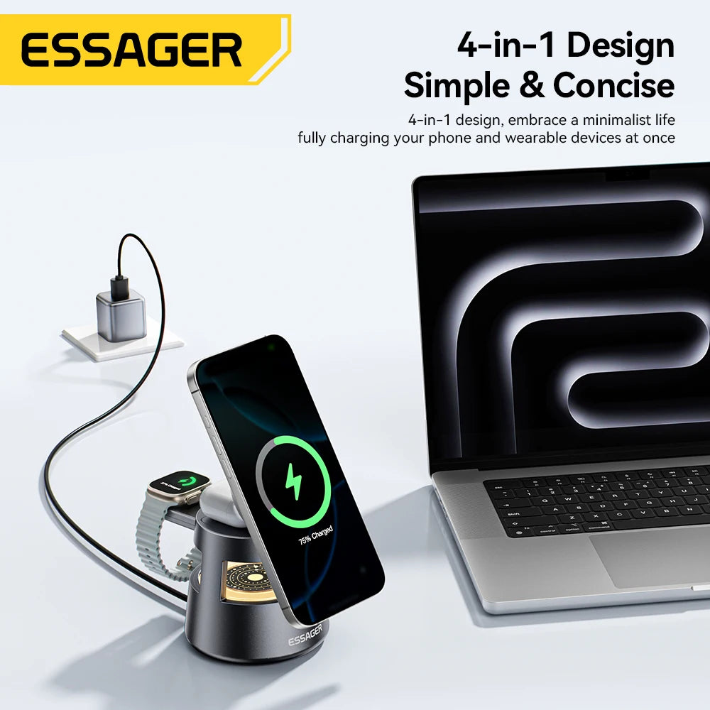 Essager Multi-Device 4-in-1 Wireless Charging Stand
