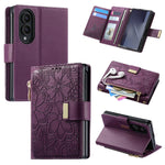 Leather Flip Wallet Case with Adjustable Kickstand for Samsung Galaxy Z Fold 8