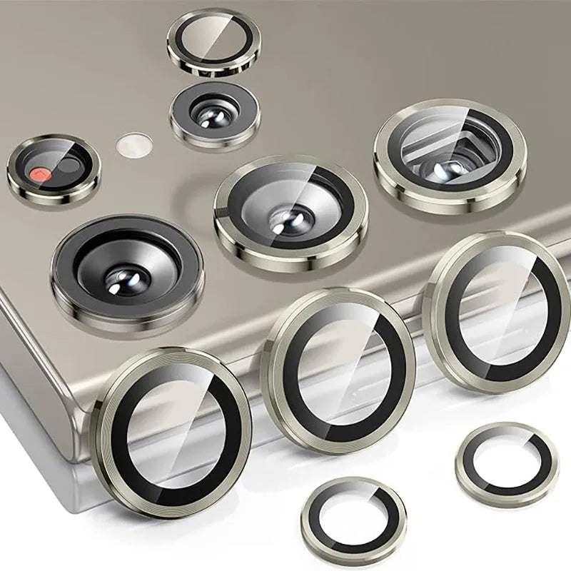 Premium Metal Camera Lens Ring Protector for Samsung Galaxy S24 Series