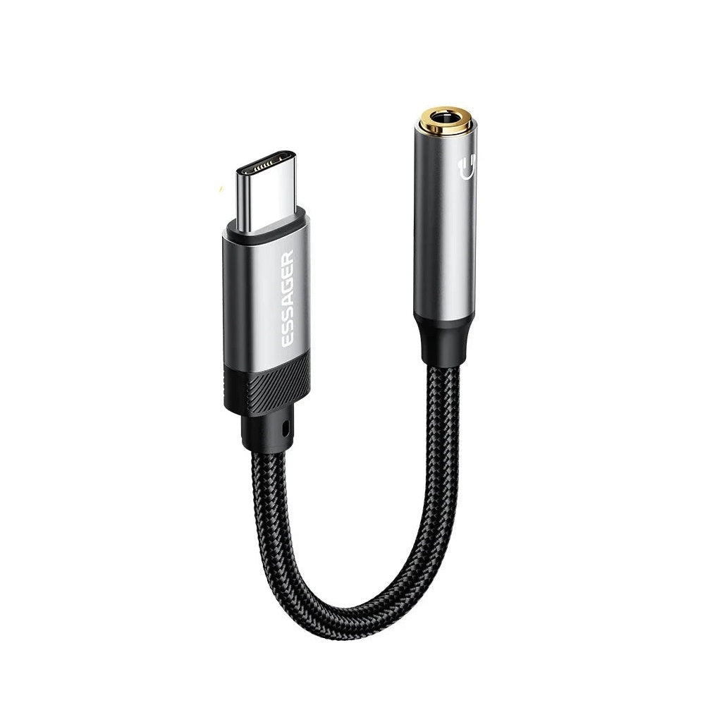Essager Type-C to 3.5mm AUX Cable – High-Quality Audio Conversion