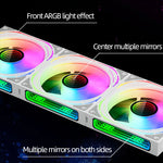 Teucer JM-3 120mm 3-in-1 Magic Wire-Free Splicing PWM ARGB PC Case Fan