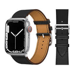 Premium Classic Leather Watch Strap for Apple Watch