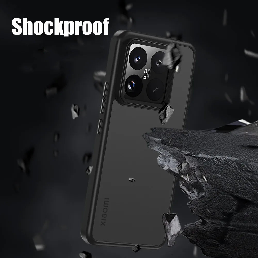 Matte Translucent Bumper Case for Xiaomi 15