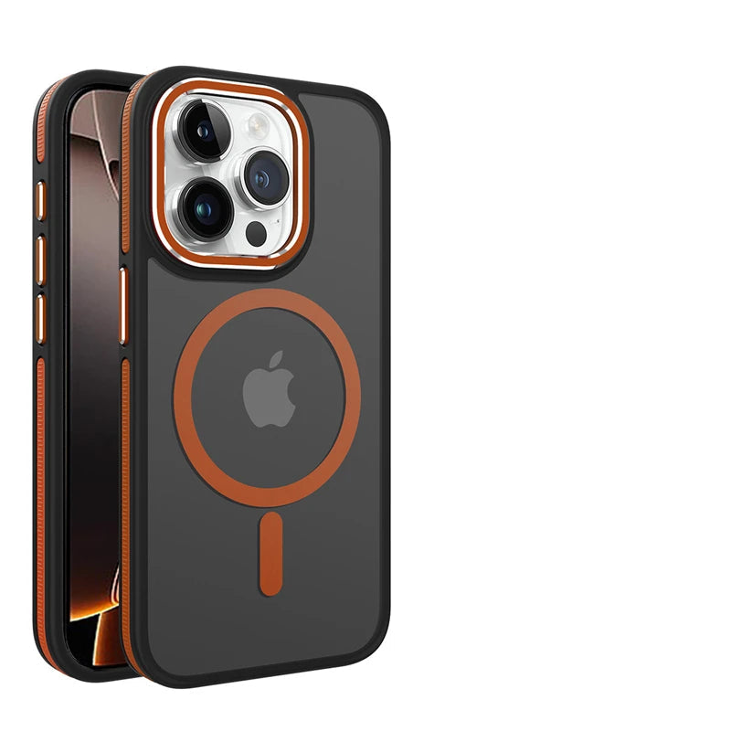 Shockproof Translucent MagSafe Case for iPhone 15 Series