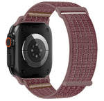 Breathable Woven Nylon Band with Hook-and-Loop Fastener for Apple Watch