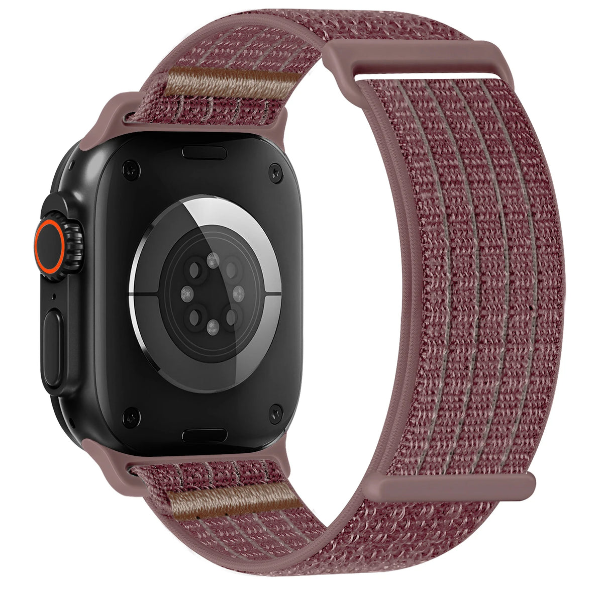 Breathable Woven Nylon Band with Hook-and-Loop Fastener for Apple Watch