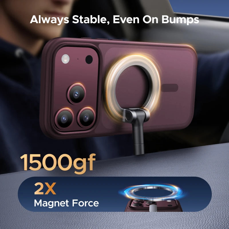 Shockproof Matte MagSafe Case for iPhone 18 Series