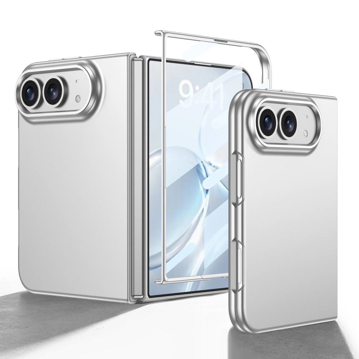 Slim Full Cover Case with Built-In Screen Protector for iPhone Duo