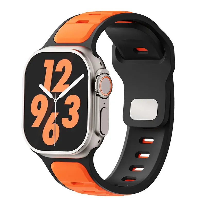 Skin-Friendly Soft Silicone Sport Band for Apple Watch