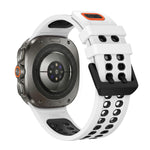 Breathable Perforated Silicone Watch Strap for Samsung Galaxy Watch Ultra 2