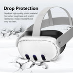 Protective Transparent Helmet Case for Meta Quest 3 VR Headset