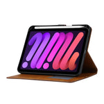 Leather Flip Kickstand Case with Card Slot for iPad Mini 7