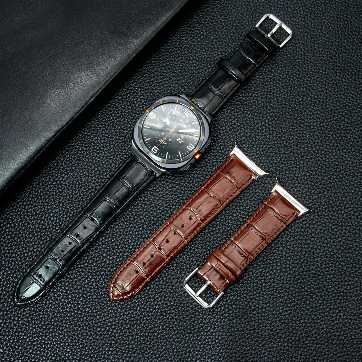 Premium Leather Strap for Samsung Galaxy Watch Ultra and Samsung Galaxy Watch Ultra (2025)