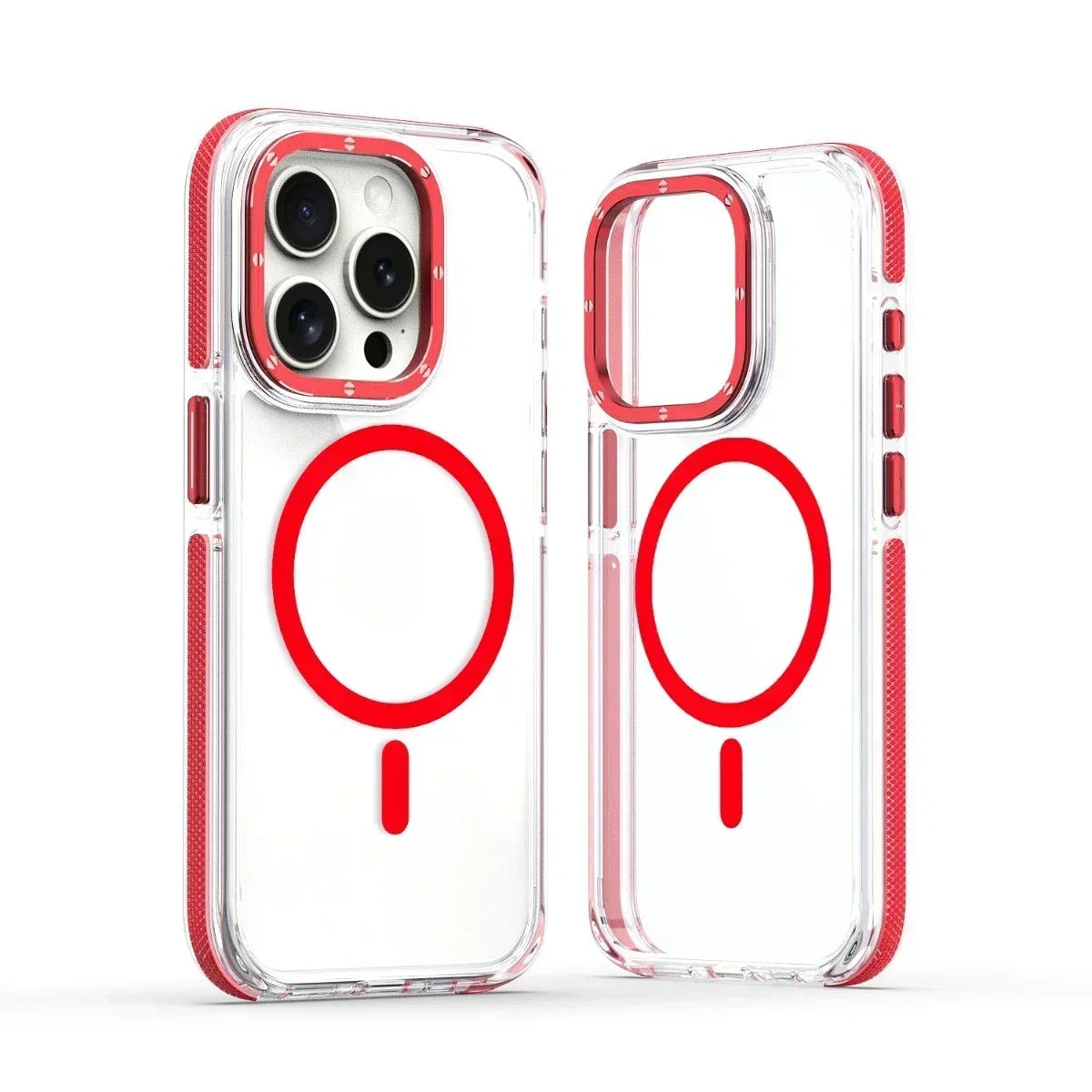 Shockproof MagSafe Clear Case for iPhone 16 Series