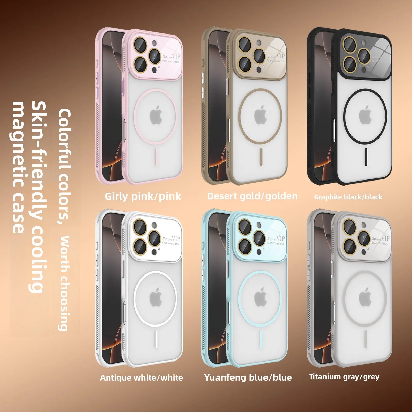Luxury Skin-Feel Transparent MagSafe Case for iPhone 17 Series
