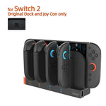 4-in-1 Charging Dock for Nintendo Switch 2 Joy-Con Controllers