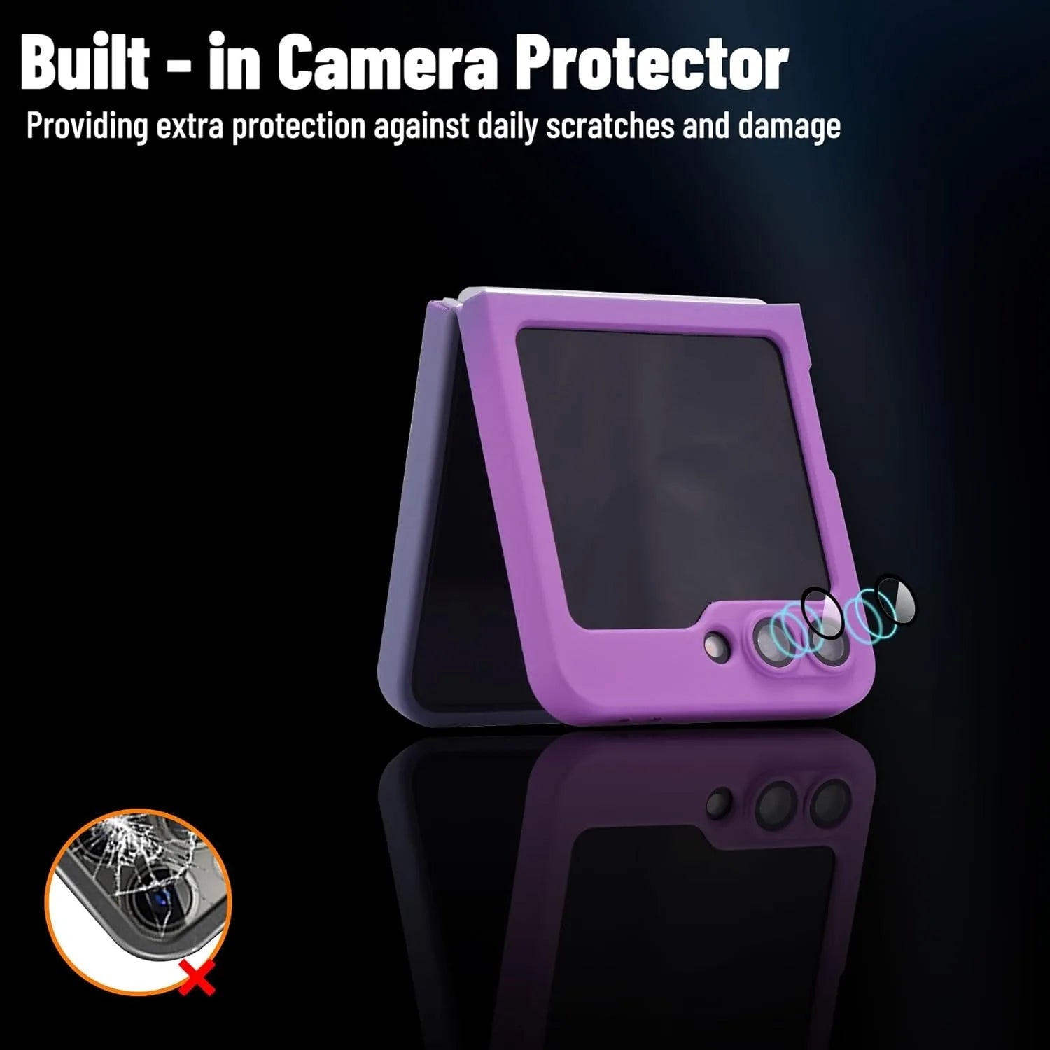 Soft Silicone Gradient Magnetic Case for Samsung Galaxy Z Flip 6