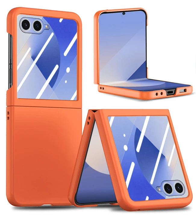 Soft Touch Matte Film Foldable Case for Samsung Galaxy Z Flip 8