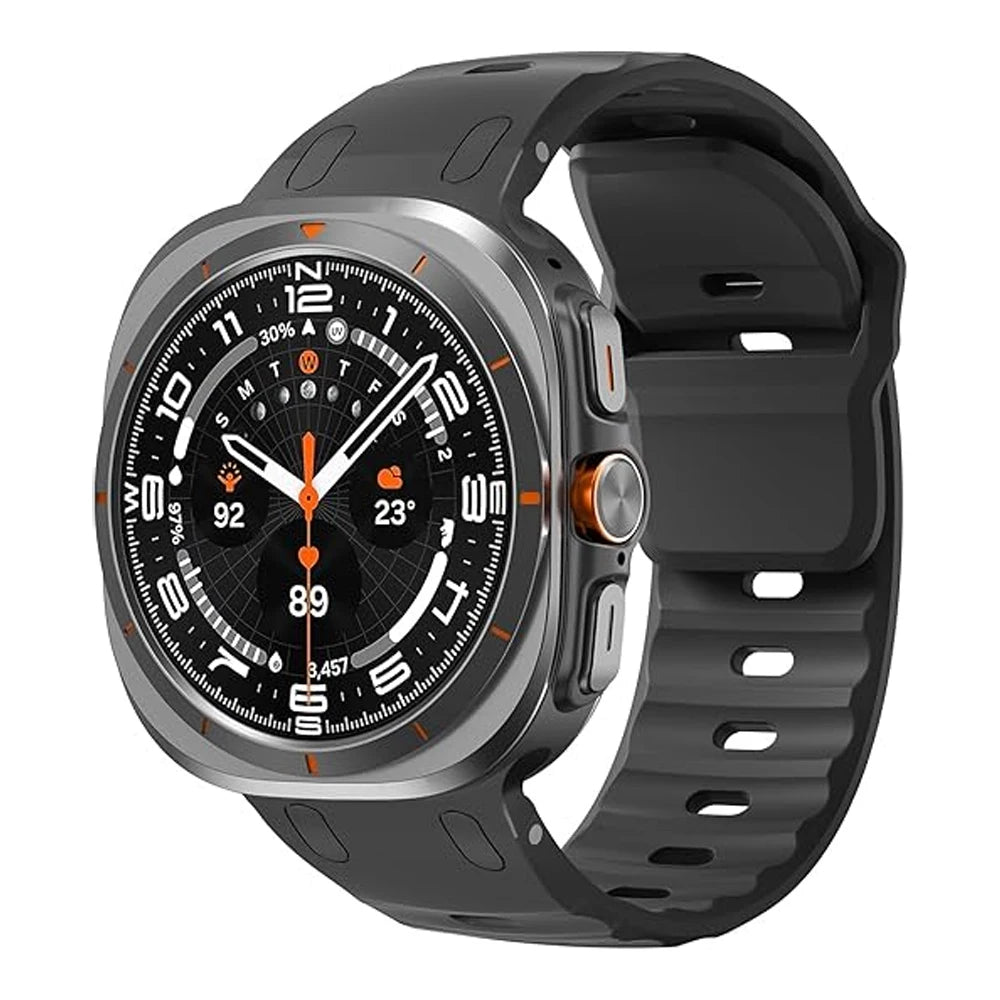Stainless Steel + Silicone Band for Samsung Galaxy Watch Ultra and Samsung Galaxy Watch Ultra (2025)
