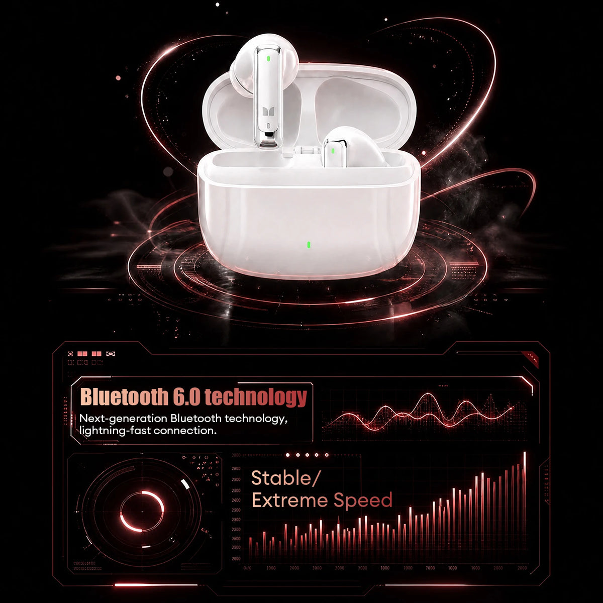Monster HT10 ENC Noise Cancelling Wireless Earbuds