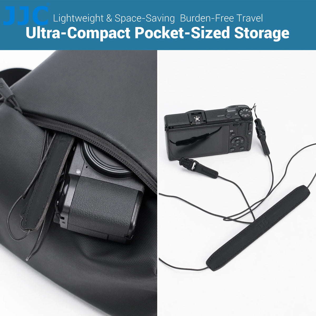 Dual-Shoulder Padded Camera Neck Strap with Quick-Release