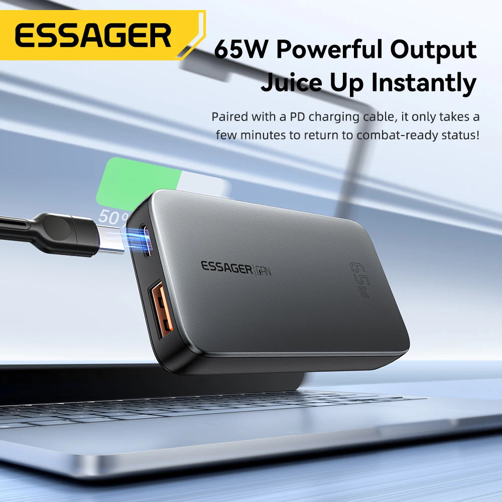 Essager Ultra-Thin 45W GaN Travel Charger