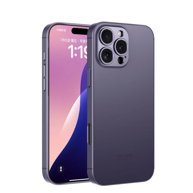Premium Frosted Matte Lens Protective Case for iPhone 16 Series