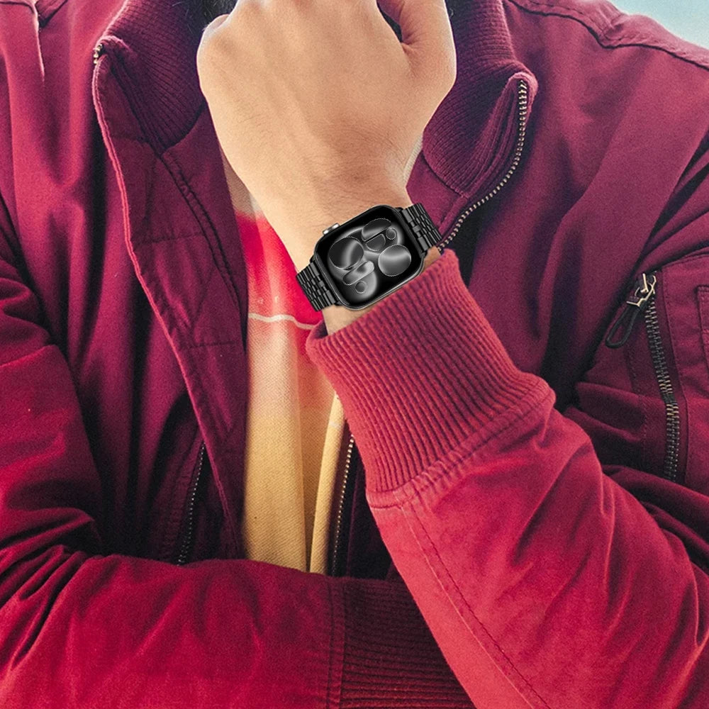 Premium Stainless Steel Metal Strap for Apple Watch