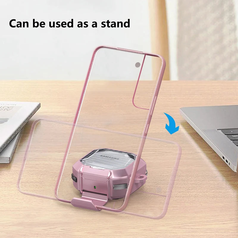 Double-Sided Transparent Case for Samsung Galaxy Buds FE