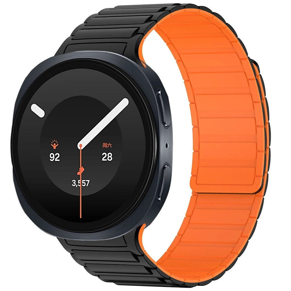 Magnetic Clasp Segmented Link Watch Band for Samsung Galaxy Watch 9