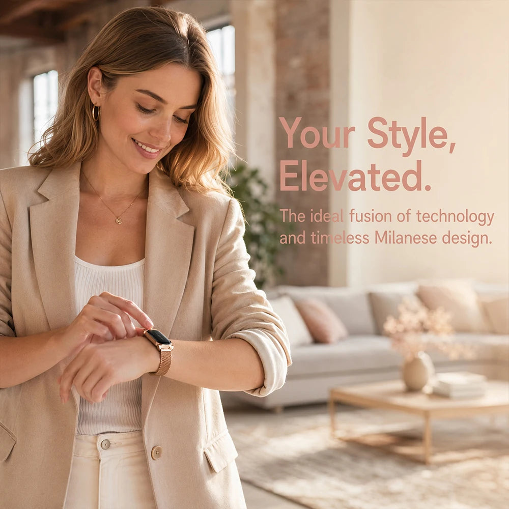 Magnetic Milanese Mesh Band for Google Fitbit Air