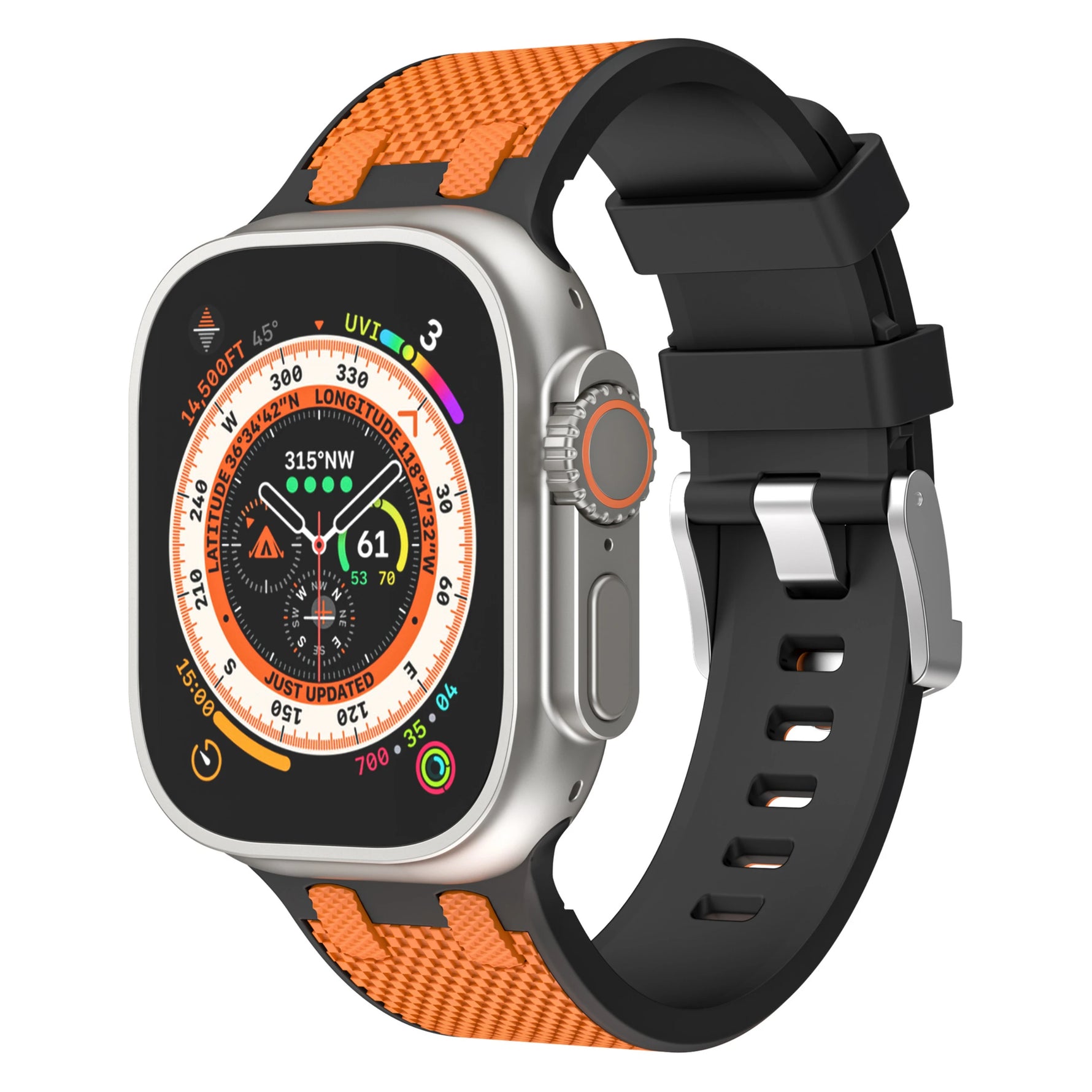 Two-Tone Silicone Sport Band for Apple Watch