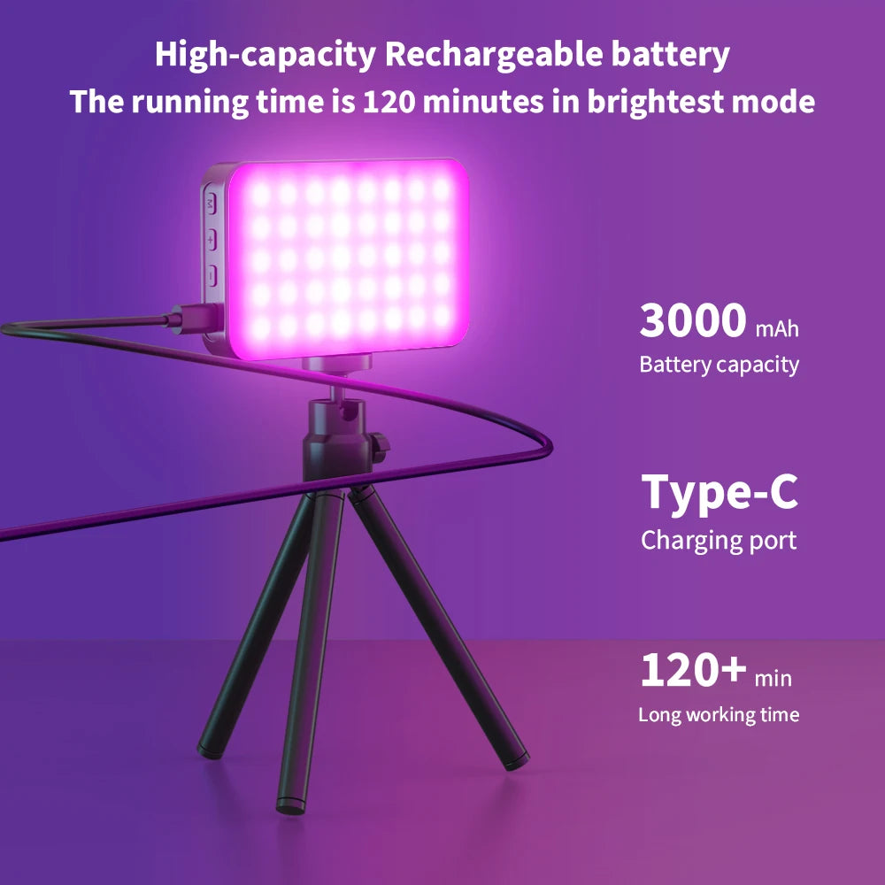 LUXCEO V10 PRO Portable RGB LED Video Panel Light