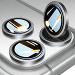 Metal Frame Tempered Glass Camera Lens Protector for iPhone 17 Series