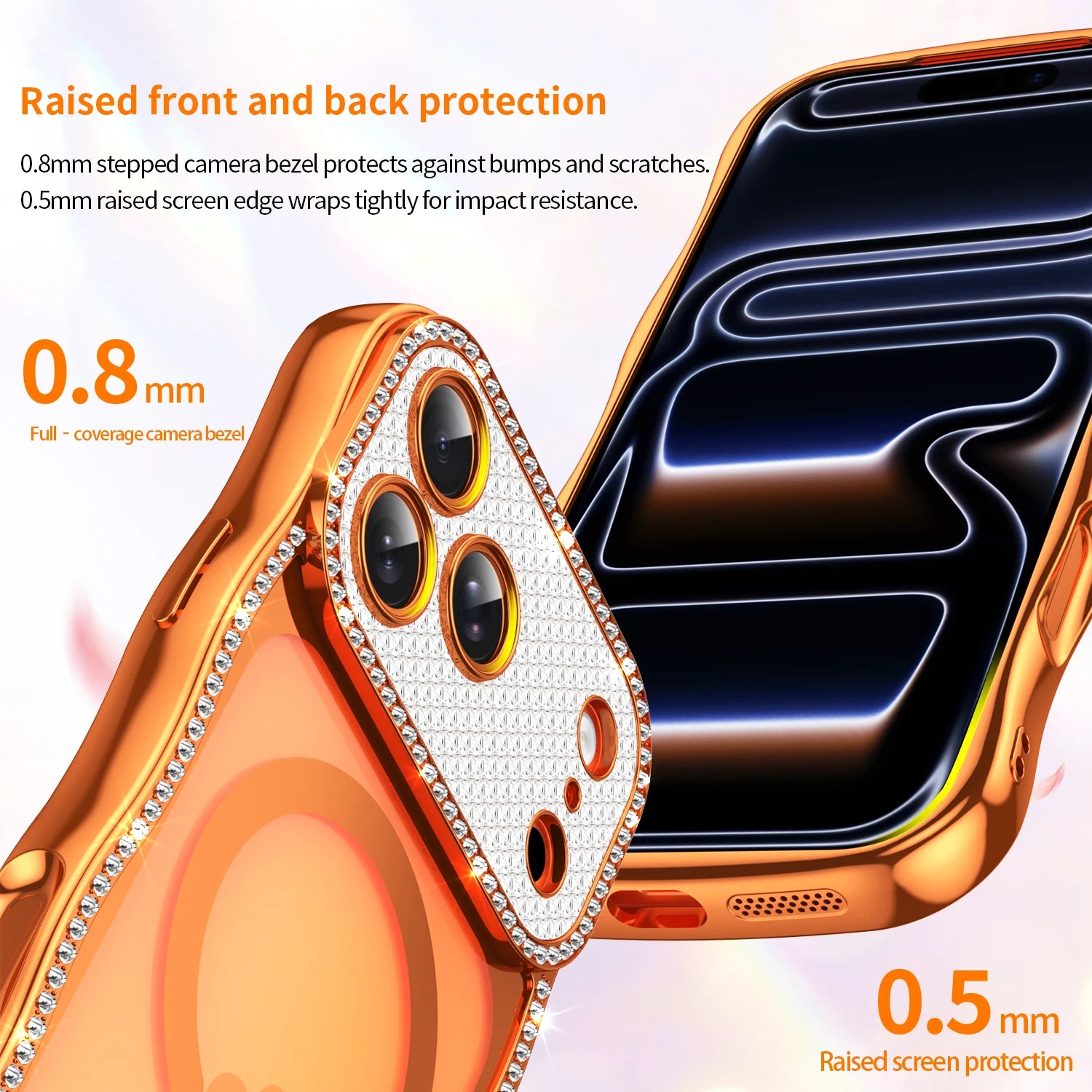 Luxury Star Diamond MagSafe Case for iPhone 17 Series