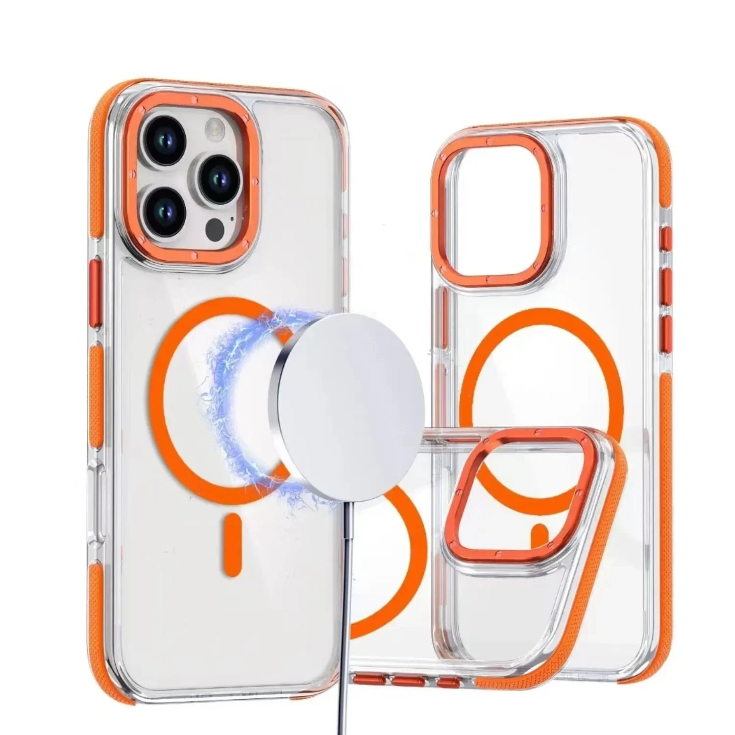 Shockproof MagSafe Clear Case for iPhone 16 Series