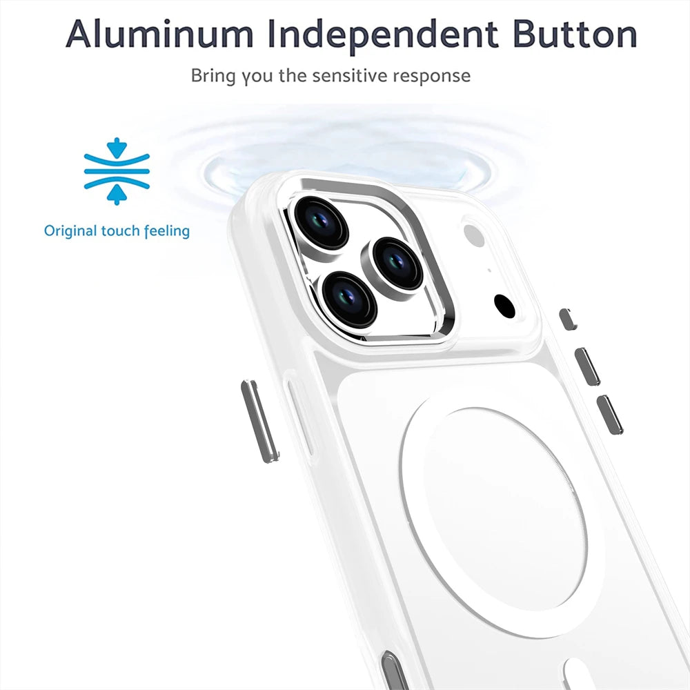 Protective Matte Finish Armor Case with MagSafe for iPhone 17 Series