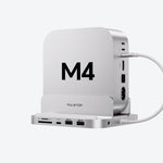PULWTOP Mac Mini M4 Dock with M.2 SSD Slot 4TB and SD TF Reader