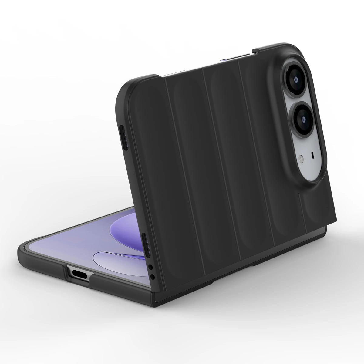 Silicone Camera Protection Case with Airbag Cushioning for iPhone Duo