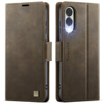 Premium Leather Flip Wallet Book Case for Samsung Galaxy S25 Edge